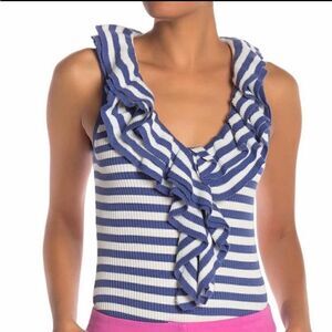 Trina Turk Quill Sleeveless Top Sweater size S